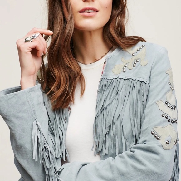 Free People For The Dreamers Suede Jacket - Picture 4 of 7
